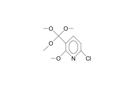 6-Chloro-2-methoxy-3-trimethoxymethyl-pyridine