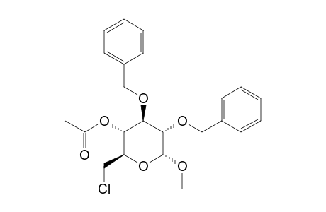 4-O-ACETYL-2,3-DI-O-BENZYL-6-CHLORO-6-DEOXY-ALPHA-D-GLUCOPYRANOSIDE