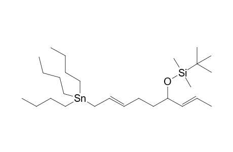 (6R,2E/Z,7E)-6-(tert-Butyldimethylsilyloxy)nona-2,7-dienyl(tributyl)stanname