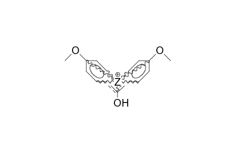 Di-(4-methoxyphenyl)-hydroxy-carbenium cation