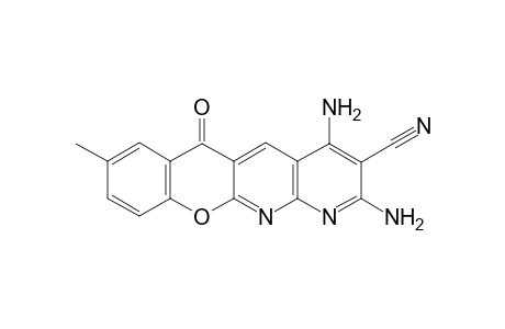 2,4-Diamino-8-methyl-6-oxo-6H-chromeno[2,3-b][1,8]naphthyridine-3-carbonitrile