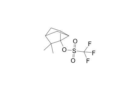 1-Trifluoromethylsulfonyloxy-7,7-dimethyltricyclo[2.2.1.0(2,6)]heptan