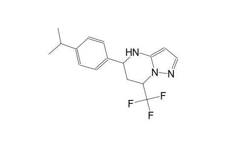 pyrazolo[1,5-a]pyrimidine, 4,5,6,7-tetrahydro-5-[4-(1-methylethyl)phenyl]-7-(trifluoromethyl)-