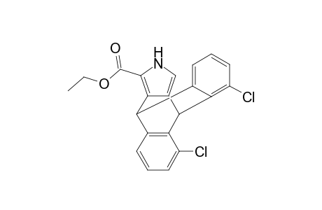 Ethyl 4,9-dihydro-5,10-dichloro-4,9-o-benzenonaphtho[2,3-c]pyrrole-1-carboxylate