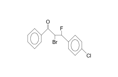 erythro-2-Bromo-3-fluoro-3-(4-chloro-phenyl)-propiophenone