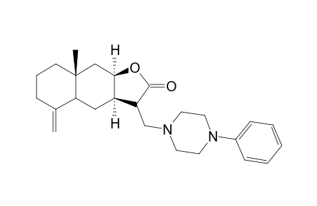 (3aR,8aR,9aR)-8a-methyl-5-methylene-3-[(4-phenyl-1-piperazinyl)methyl]-3a,4,4a,6,7,8,9,9a-octahydro-3H-benzo[f]benzofuran-2-one