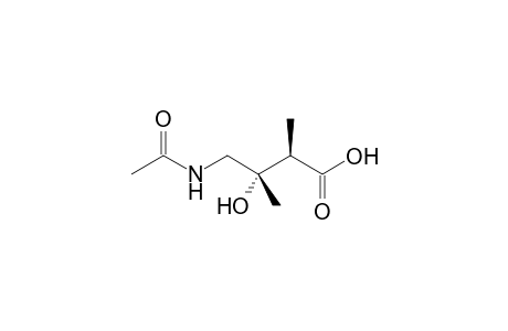 (2R,3S)-4-acetamido-2,3-dimethyl-3-oxidanyl-butanoic acid