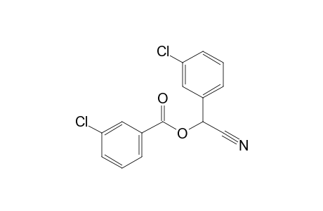 3-Chlorobenzoic acid cyano(3-chlorophenyl)methyl ester