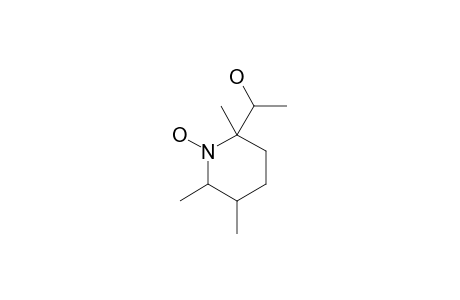 1-Hydroxy-2-(1-hydroxy-ethyl)-2,5,6-trimethyl-piperidine