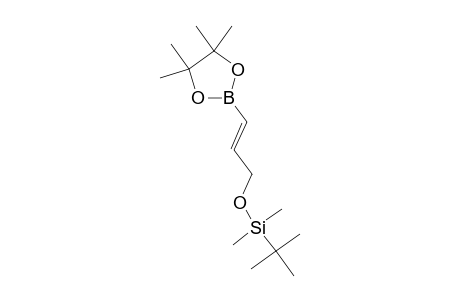 tert-butyl-dimethyl-[(E)-3-(4,4,5,5-tetramethyl-1,3,2-dioxaborolan-2-yl)prop-2-enoxy]silane