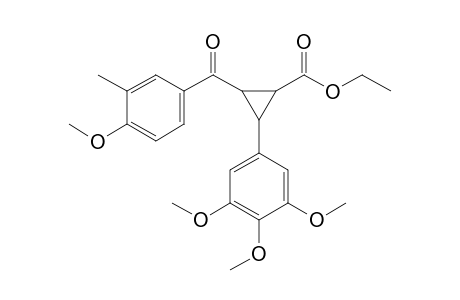 Ethyl 2-(3'-methyl-4'-methoxybenzoyl)-3-(3",4",5"-trimethoxyphenyl)cyclopropane-1-carboxylate