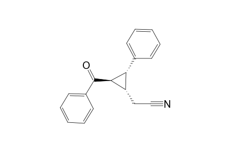 2-[(1S,2R,3R)-2-benzoyl-3-phenyl-cyclopropyl]acetonitrile