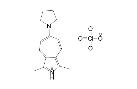 1,3-Dimethyl-6-pyrrolidino-2H-cyclohepta[c]pyrrolium-perchlorate