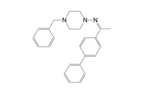 N-(4-benzyl-1-piperazinyl)-N-[(Z)-1-[1,1'-biphenyl]-4-ylethylidene]amine