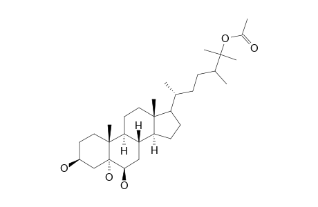 24-Methylcholestane-3.beta.,5.alpha.,6.beta.,25-tetraol-25-monoacetate