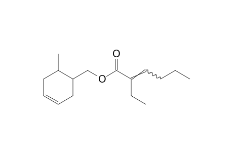 2-ethyl-2-hexenoic acid, (6-methyl-3-cyclohexen-1-yl)methyl ester