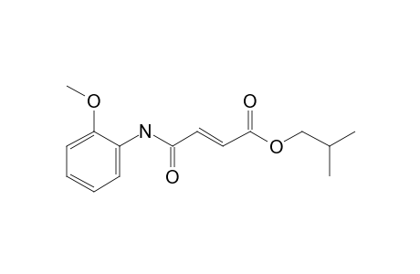 Fumaric acid, monoamide, N-(2-methoxyphenyl)-, isobutyl ester