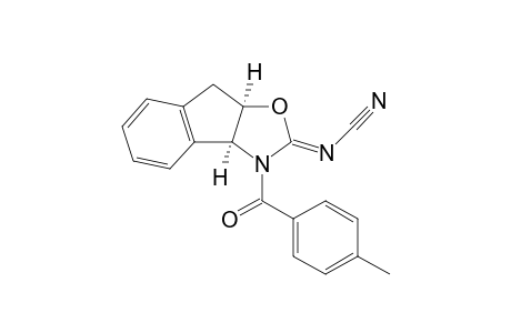 [(3aS,8aR)-3-(4-Methylbenzoyl)-3,3a,8,8a-tetrahydro-2H-indeno[1,2-d][1,3]oxazol-2-ylidene]cyanamide