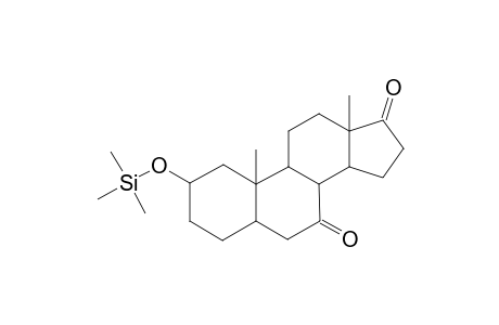 5.ALPHA.-ANDROSTAN-2.ALPHA.-OL-7,17-DIONE(2.ALPHA.-TRIMETHYLSILYL ETHER)