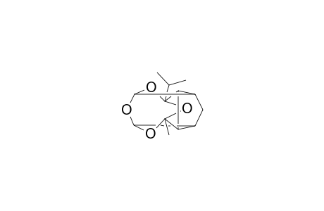 1-Isopropyl-7-methyl-2,4,6,13-tetraoxapentacyclo[5.5.1.0(3,11).0(5,9).0(8,12)[tridecane