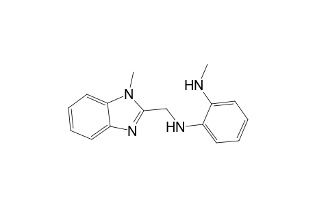 1-Methylamino-2-[(1-methyl-2-benzimidazolyl)methylamino]benzene