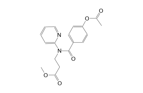 methyl 3-[[4-(acetyloxy)benzoyl](2-pyridinyl)amino]propanoate