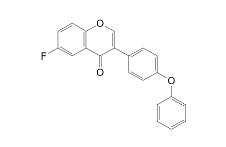 6-fluoro-3-(4-phenoxyphenyl)-4H-chromen-4-one