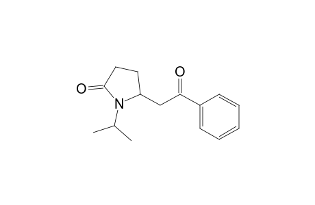1-isopropyl-5-phenacyl-2-pyrrolidone
