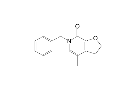 6-Benzyl-2,3-dihydro-4-methylfuro[2,3-c]pyridin-7(6H)-one