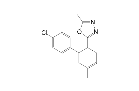 2-[6-(4-chlorophenyl)-4-methyl-3-cyclohexen-1-yl]-5-methyl-1,3,4-oxadiazole