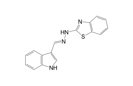 indole-3-carboxaldehyde, (benzothiazol-2-yl)hydrazone