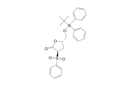 (3R,5S)-3-(benzenesulfonyl)-5-[[tert-butyl(diphenyl)silyl]oxymethyl]-2-oxolanone