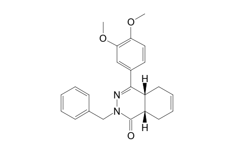 CIS-2-BENZYL-4-(3,4-DIMETHOXYPHENYL)-4A,5,8,8A-TETRAHYDRO-2H-PHTHALAZIN-1-ONE