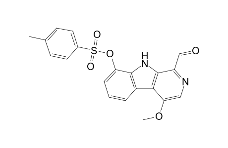 (1-formyl-4-methoxy-9H-pyrido[3,4-b]indol-8-yl) 4-methylbenzenesulfonate