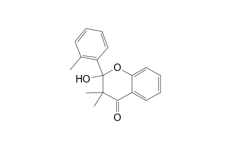 2-Hydroxy-3,3-dimethyl-2-o-tolylchroman-4-one