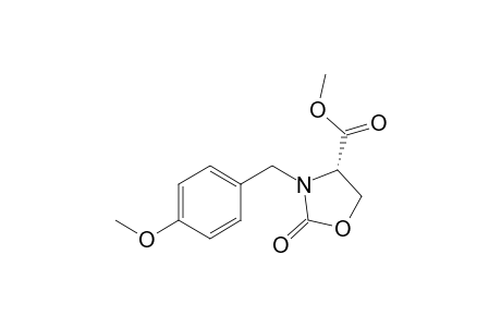 Methyl (4S)-3-(4-methoxybenzyl)-2-oxo-1,3-oxazolidine-4-carboxylate