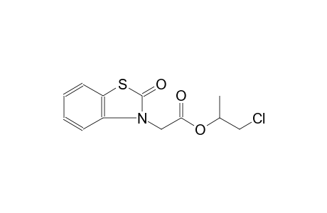 2-chloro-1-methylethyl (2-oxo-1,3-benzothiazol-3(2H)-yl)acetate