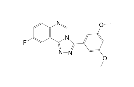 [1,2,4]triazolo[4,3-c]quinazoline, 3-(3,5-dimethoxyphenyl)-9-fluoro-