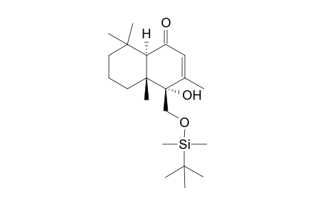 4.alpha.-hydroxy-3,4a.beta.,8,8-tetramethyl-4.beta.-tertbutyldimethylsilyloxymethyl-trans-decal-2-en-1-one