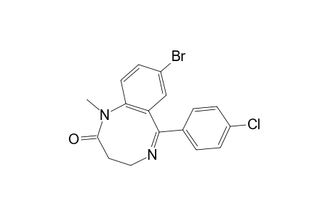 8-Bromo-6-(4-chlorophenyl)-1-methyl-3,4-dihydro-1,5-benzodiazocin-2(1H)-one