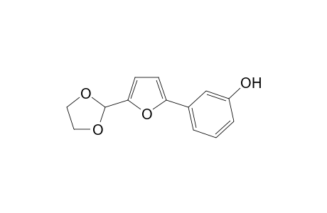 3-(5-(1,3-Dioxolan-2-yl)furan-2-yl)phenol