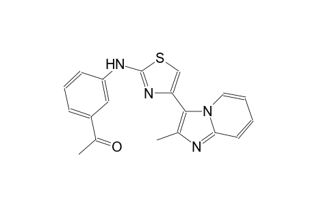 ethanone, 1-[3-[[4-(2-methylimidazo[1,2-a]pyridin-3-yl)-2-thiazolyl]amino]phenyl]-