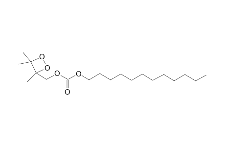 carbonic acid dodecyl (3,4,4-trimethyl-3-dioxetanyl)methyl ester