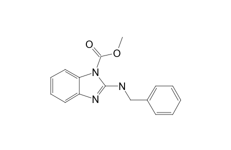 2-(benzylamino)benzimidazole-1-carboxylic acid methyl ester