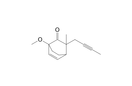 1-Methoxy-3-(but-2-ynyl)-3-methylbicyclo[2.2.2]oct-5-en-2-one