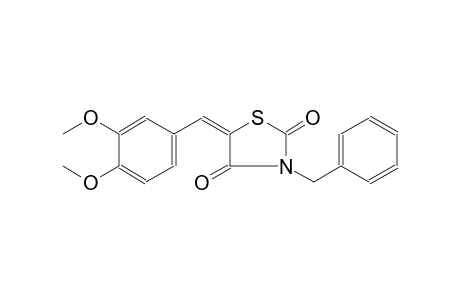 2,4(3H,5H)-Thiazoledione, 5-[(3,4-dimethoxyphenyl)methylidene]-3-(phenylmethyl)-