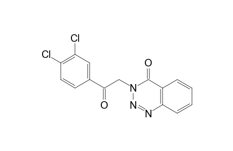 3-[2-(3,4-dichlorophenyl)-2-keto-ethyl]-1,2,3-benzotriazin-4-one