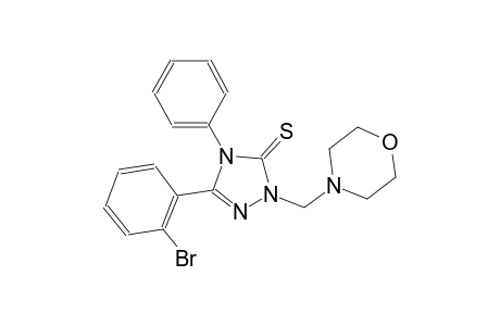 3H-1,2,4-triazole-3-thione, 5-(2-bromophenyl)-2,4-dihydro-2-(4-morpholinylmethyl)-4-phenyl-