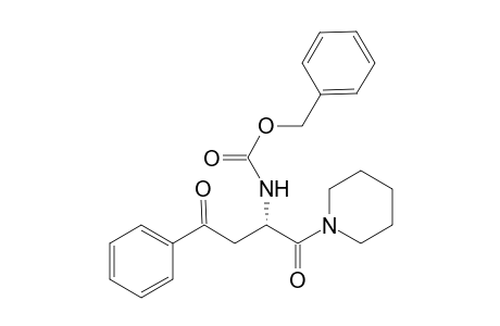 (S)-2-Benzyloxycarbonylamino-4-oxo-4-phenylbutanoylpiperidine