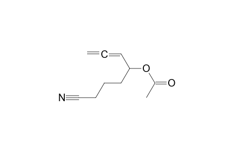 7-Cyanohepta-1,2-dien-4-yl acetate
